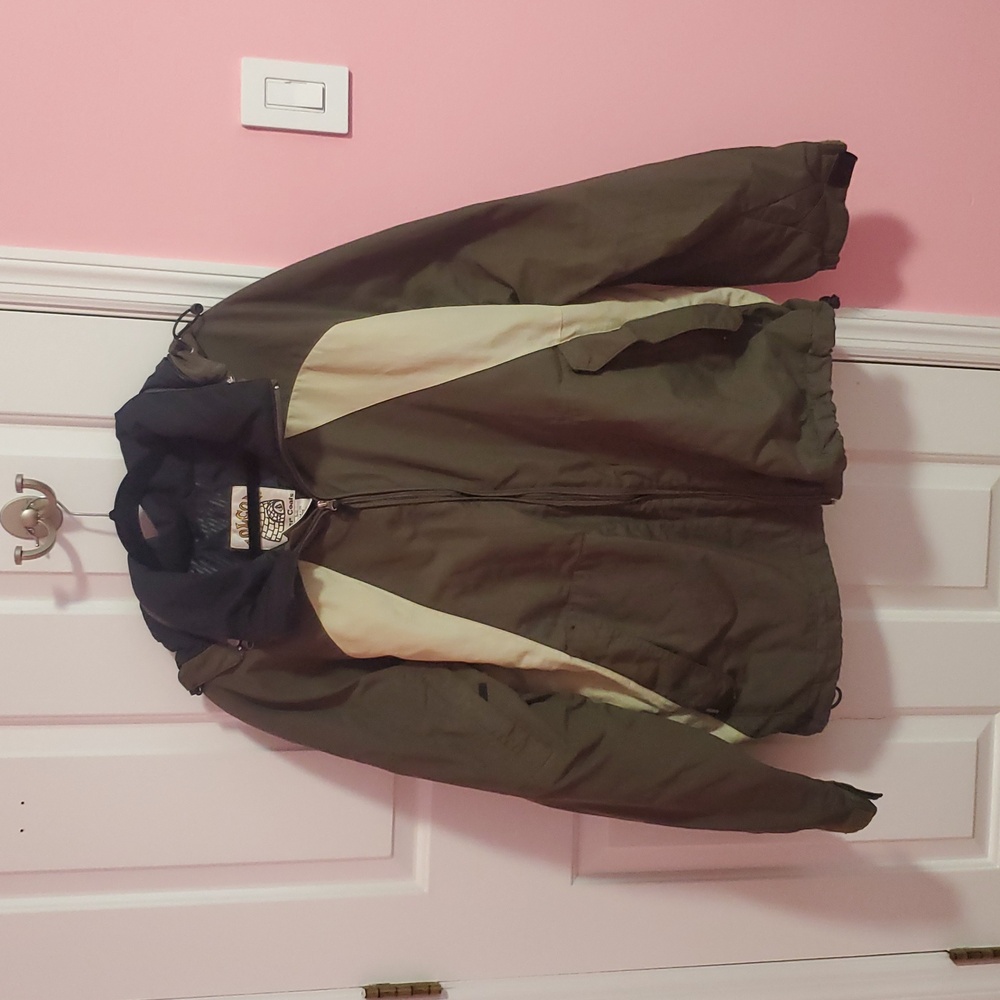 Volcom Olive And Cream Winter Coat